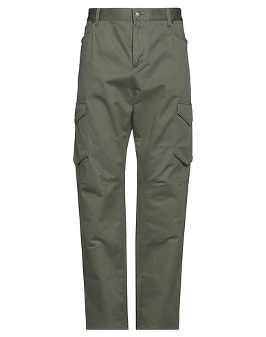 BALMAIN Casual trouser Military green 100% Cotton