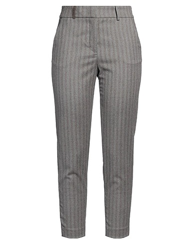 PESERICO Casual trouser Grey 93% Virgin Wool, 5% Cashmere, 2% Elastane