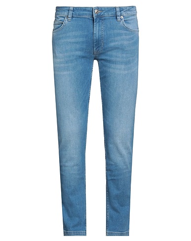 STRELLSON Denim pants Blue 67% Cotton, 17% Polyester, 14% Recycled cotton, 2% Elastane