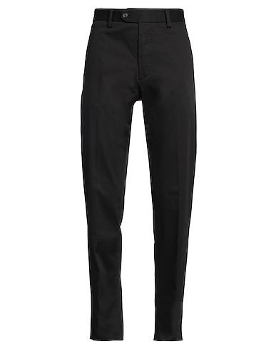 LARDINI Casual trouser Black 55% Polyester, 45% Wool