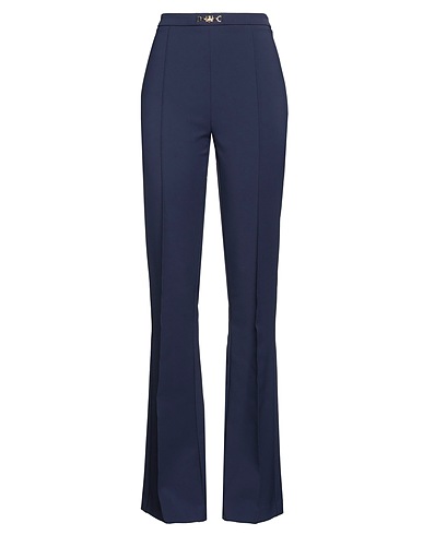ELISABETTA FRANCHI 캐주얼 바지 네이비 96% 폴리에스테르, 4% 엘라스테인