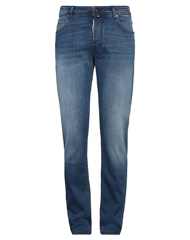 JACOB COHЁN Denim pants Blue 56% Cotton, 38% Modal, 4% Elastomultiester, 2% Elastane
