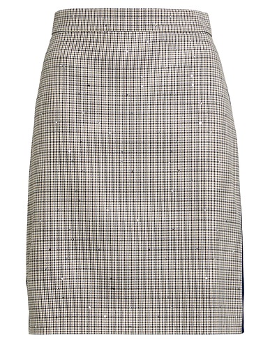 CLAUS TYLER Mini skirt Light grey 64% Viscose, 31% Polyester, 4% Elastane, 1% Metal
