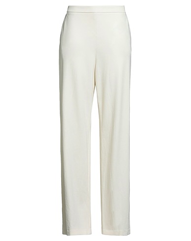 CLIPS Casual pants Ivory 63% Polyester, 33% Viscose, 4% Elastane