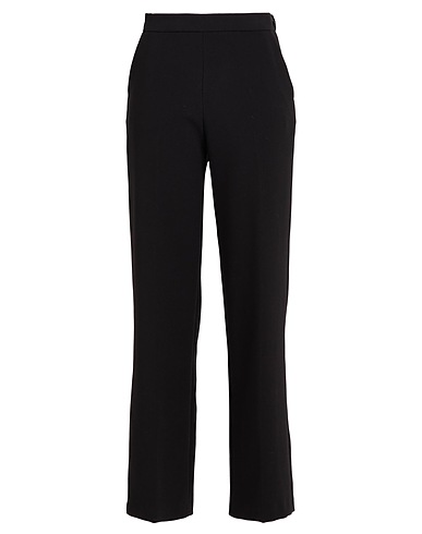 CLIPS Pantalone Nero 63% Poliestere, 33% Viscosa, 4% Elastan