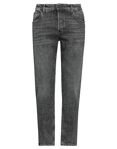 PT Torino Denim trousers Black 99% Cotton, 1% Elastane