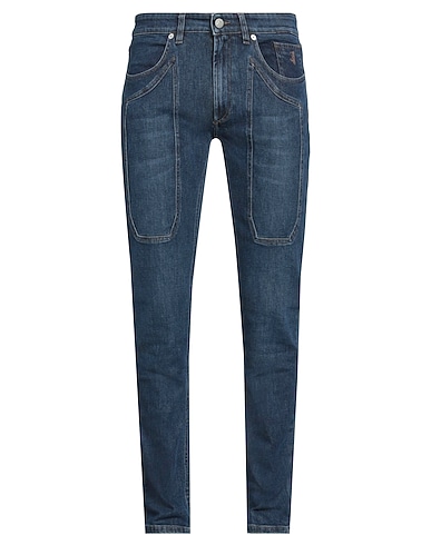 JECKERSON Denim pants Blue 93% Cotton, 5% Elastomultiester, 2% Elastane