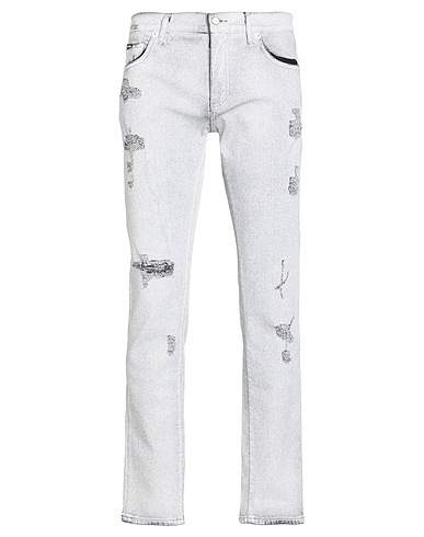 DOLCE&GABBANA Skinny Jeans BIANCO 98% Cotton, 2% Elastane