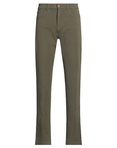 QUIKSILVER Casual trouser Military green 95% Cotton, 5% Elastane