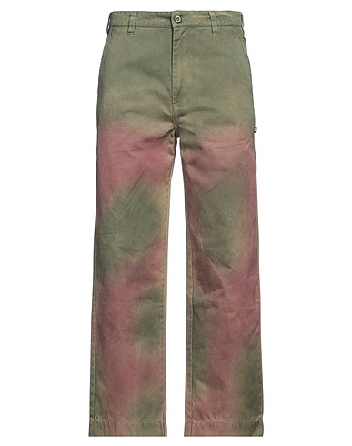 THISISNEVERTHAT Denim trousers Military green 100% Cotton