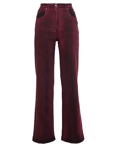 CLIPS Denim pants Plum 99% Cotton, 1% Elastane