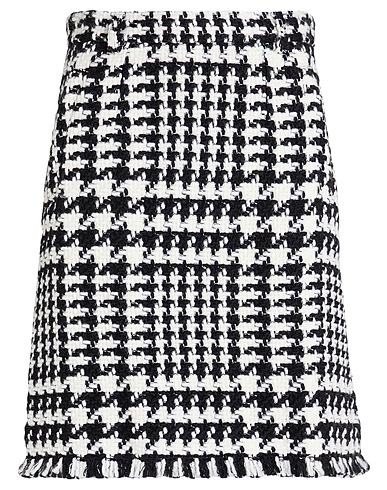 DOLCE&GABBANA Midi skirt Black 58% Acrylic, 22% Cotton, 9% Wool, 8% Polyester, 3% Other Fibres