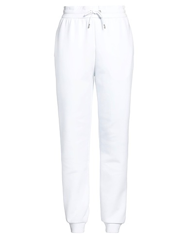 EMPORIO ARMANI Casual trouser White 76% Cotton, 18% Polyester, 6% Elastane