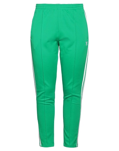 ADIDAS ORIGINALS Casual trouser Green 50% Cotton, 43% Recycled polyester, 7% Elastane
