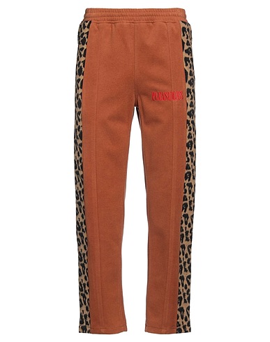 PLEASURES Pantalon Marron 86% Polyester, 6% Rayonne, 5% Laine, 3% Élasthanne