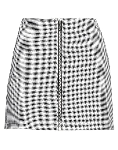 OBEY Mini skirt Black 60% Cotton, 39% Polyester, 1% Elastane