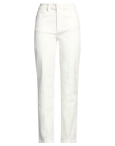 GUESS Casual trouser White 99% Cotton, 1% Elastane