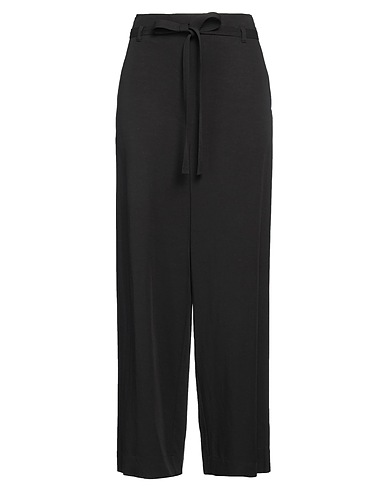 TOTEME Casual trouser Black 85% Viscose, 15% Linen