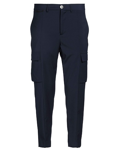 PMDS PREMIUM MOOD DENIM SUPERIOR Casual pants Midnight blue 54% Polyamide, 44% Wool, 2% Elastane
