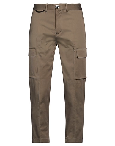 PMDS PREMIUM MOOD DENIM SUPERIOR Casual trouser Military green 97% Cotton, 3% Elastane