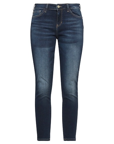 GUESS Denim trousers Blue 91% Cotton, 7% Elastomultiester, 2% Elastane