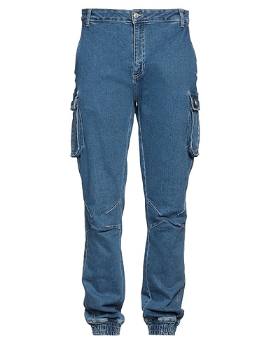 DOLLY NOIRE Pantaloni jeans Blu 99% Cotone, 1% Elastan