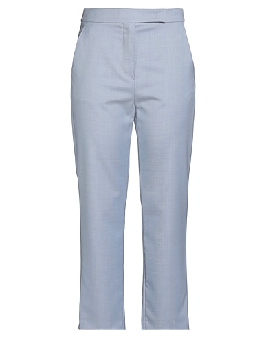 MAX MARA Casual trouser BLU 98% Virgin Wool, 2% Elastane
