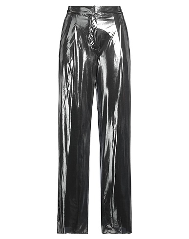 HALSTON Casual trouser Silver 95% Polyester, 5% Elastane