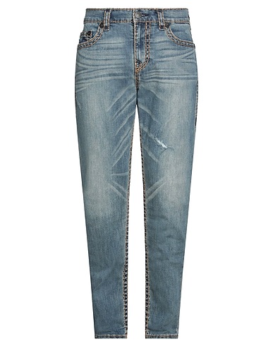 TRUE RELIGION Denim trousers Blue 78% Cotton, 21% Polyester, 1% Elastane