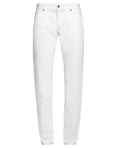 DOLCE&GABBANA Denim trousers White 100% Cotton