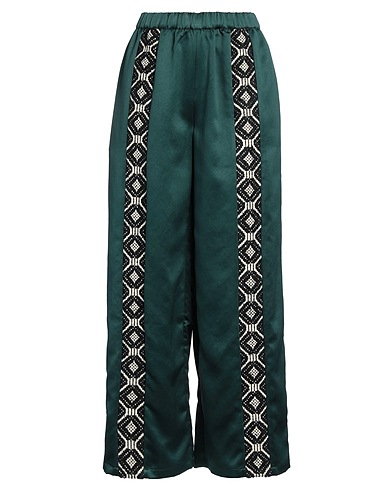 CONNOR & BLAKE Pantalone Verde scuro 100% Viscosa