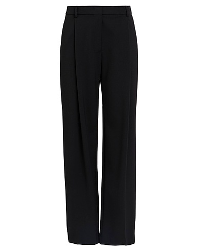 GRIFONI Casual pants Black 53% Polyester, 43% Wool, 4% Elastane
