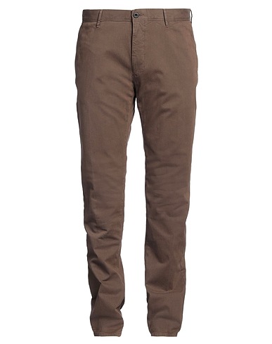 INCOTEX Casual trouser SLACKS BY SLOWEAR Dark brown 97% Cotton, 3% Elastane