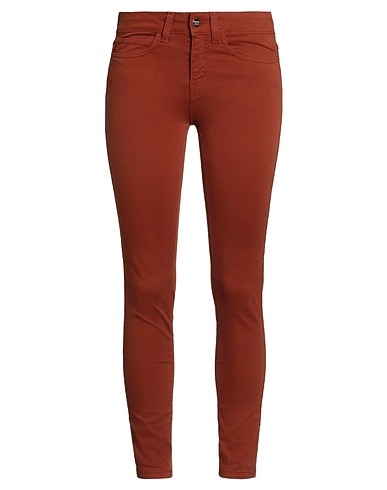FRACOMINA Casual pants Tan 98% Cotton, 2% Elastane