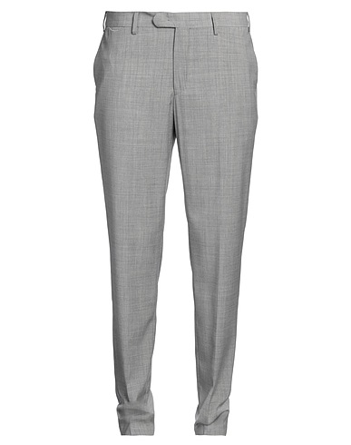DEVORE INCIPIT Casual trouser Light grey 70% Wool, 28% Polyester, 2% Elastane