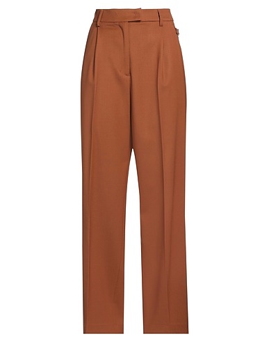 PT Torino Casual trouser Brown 97% Virgin Wool, 3% Elastane