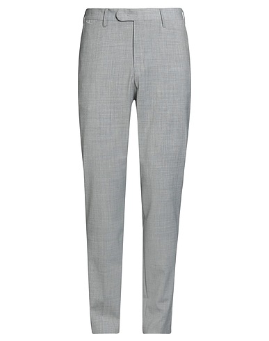 DEVORE INCIPIT Casual trouser Light grey 70% Wool, 28% Polyester, 2% Elastane