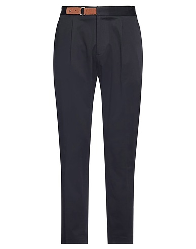 DEVORE INCIPIT Casual trouser Midnight blue 97% Cotton, 3% Elastane