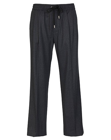 DOLCE&GABBANA Casual pants Charcoal 100% Virgin Wool