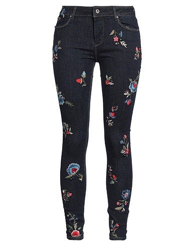 FRACOMINA Denim pants JEANS Blue 89% Cotton, 9% Polyester, 2% Elastane