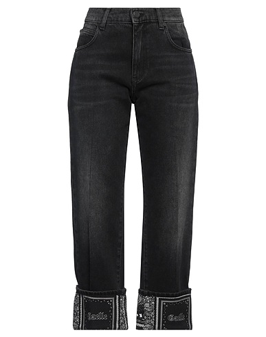 GAëLLE Paris Denim trousers Black 100% Cotton