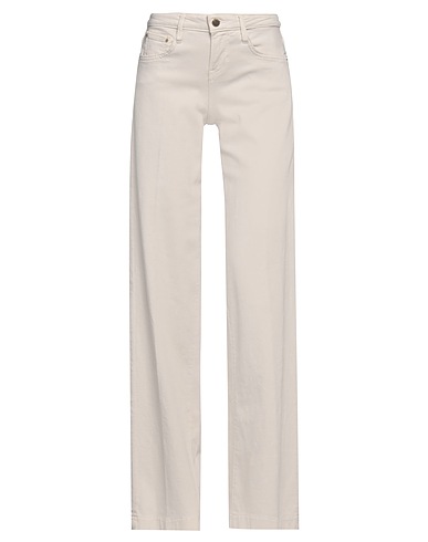 GUESS Denim pants Beige 66% Cotton, 21% Modal, 6% Polyester, 6% Silk, 1% Elastane