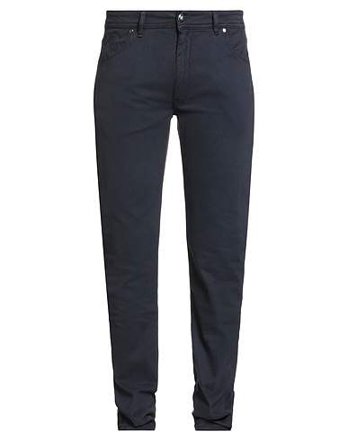 BARMAS Casual pants Navy 92% Cotton, 5% Cashmere, 3% Elastane