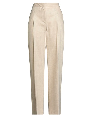 LOULOU STUDIO Casual trouser Beige 90% Wool, 8% Cashmere, 2% Elastane