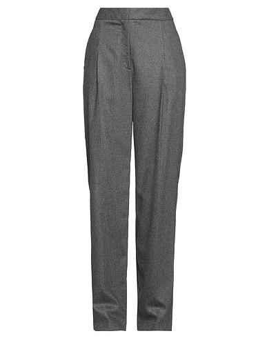 LOULOU STUDIO Pantalone Grigio 90% Lana, 8% Cachemire, 2% Elastan