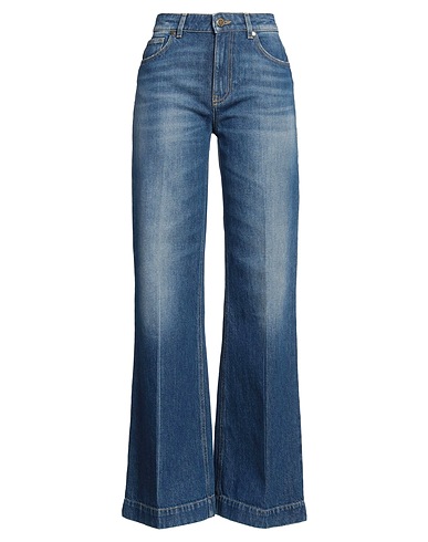 GAëLLE Paris Denim pants Blue 100% Cotton
