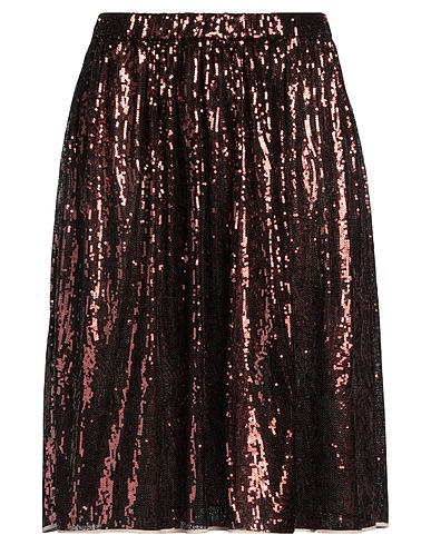 ICEBERG Midi skirt Bronze 100% Polyester