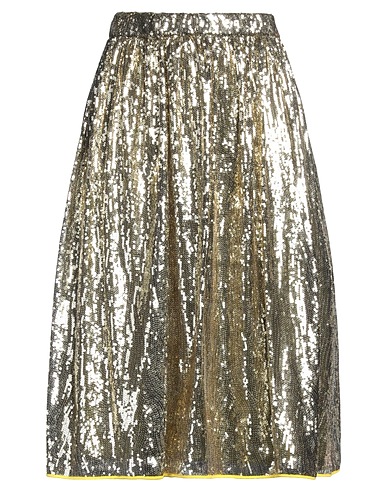 ICEBERG Gonna midi Oro 100% Poliestere