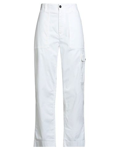 DEPARTMENT 5 Casual pants White 97% Cotton, 3% Elastane