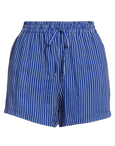ERMANNO FIRENZE Shorts & Bermuda Bright blue 100% Ramie